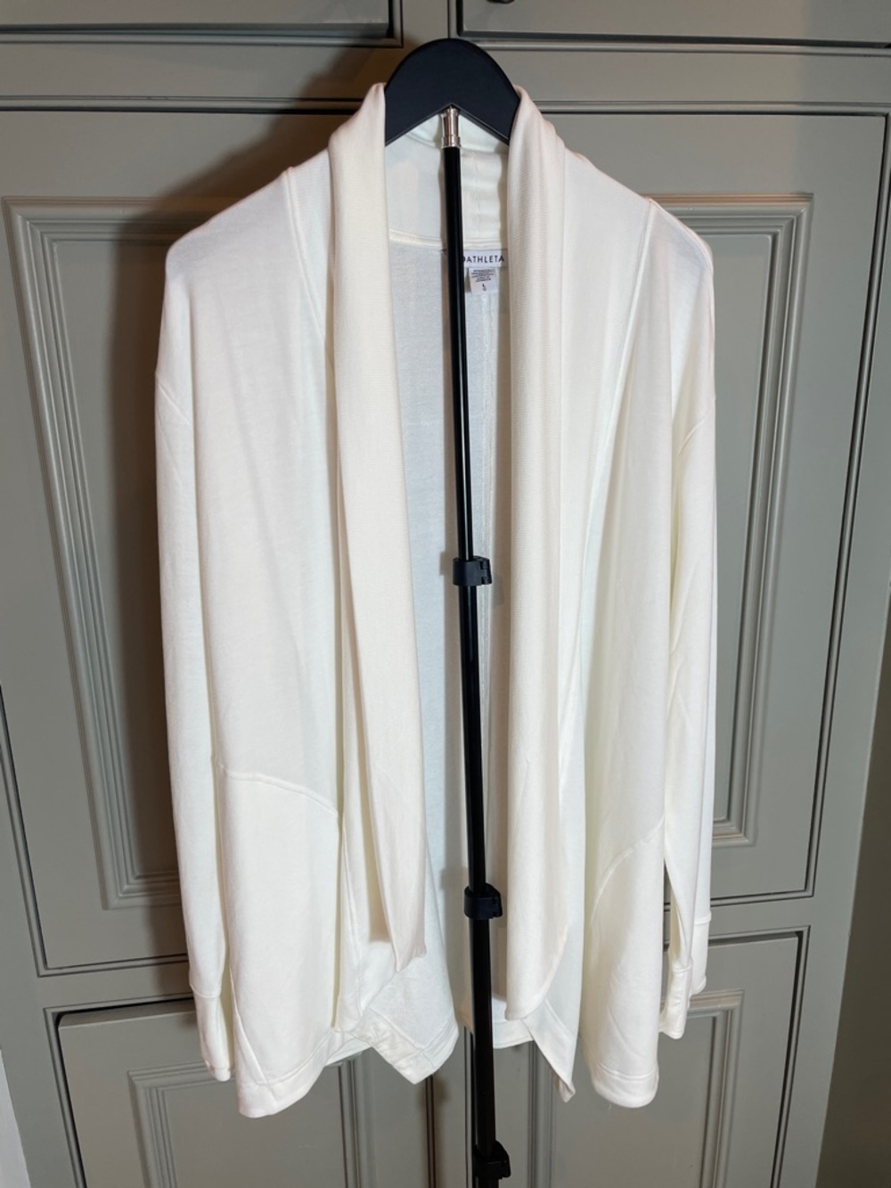 Athleta Luxe Soft Tencel Athleisure Cozy Shawl w Collar & Thumb Holes